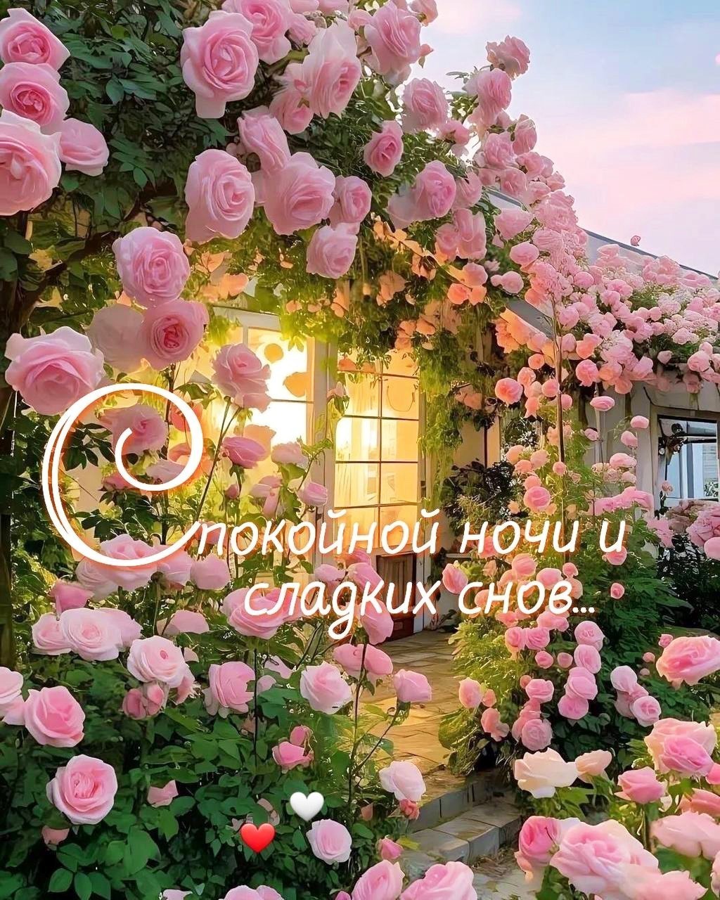 Домик из роз