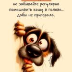 Собака выглядывает из-за угла