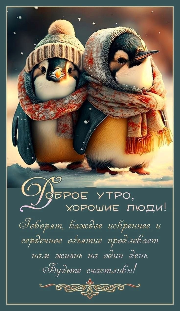 Одетые в куртки пингвины